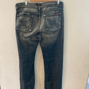 Dark gray wash 7 for all Mankind jeans size 28   Seven for all mankind